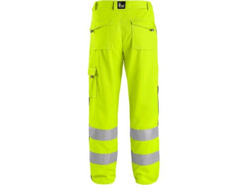 Kalhoty CXS NORWICH, výstražné, pánské, žluto-modré, vel. 62